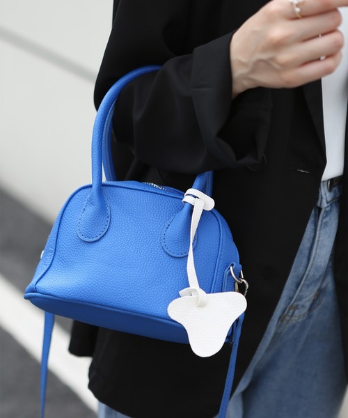 LA VORAGINE（ラ ヴォラジネ）の「コンパクト　ショルダーバッグ/ハンドバッグ（ショルダーバッグ・レディース・ブラック/イエロー/ブルー・FREE）」の2枚目の写真