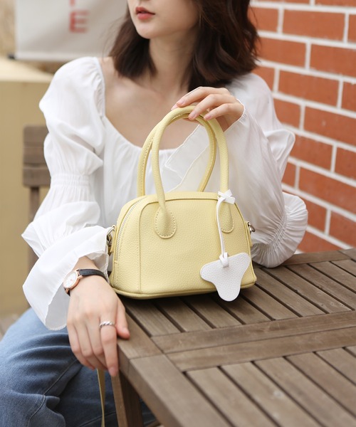 LA VORAGINE（ラ ヴォラジネ）の「コンパクト　ショルダーバッグ/ハンドバッグ（ショルダーバッグ・レディース・ブラック/イエロー/ブルー・FREE）」の8枚目の写真