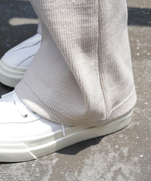 AULA AILA（アウラアイラ）の「AULA AILA（アウラ アイラ）別注リブパンツ（その他パンツ・レディース・アイボリー・0/1）」の7枚目の写真