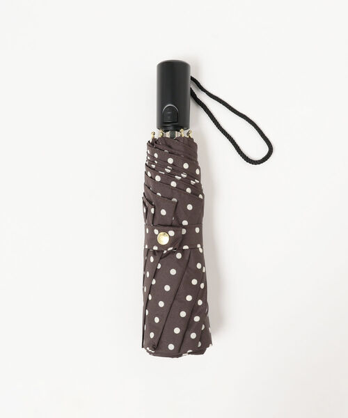 Demi-Luxe BEAMS（デミルクス ビームス）の「MACKINTOSH / AYR ブラウンドット 晴雨兼用 折り畳み傘（折りたたみ傘・レディース・ブラウン系その他2・ONE SIZE）」の8枚目の写真