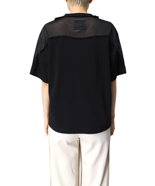 Maison MIHARA YASUHIRO(メゾンミハラヤスヒロ)の「【Maison MIHARA YASUHIRO】コンバインドTシャツ/Combined T-shirt(Tシャツ/カットソー・レディース・ホワイト/ブラック・38/36/40)」の7枚目の写真