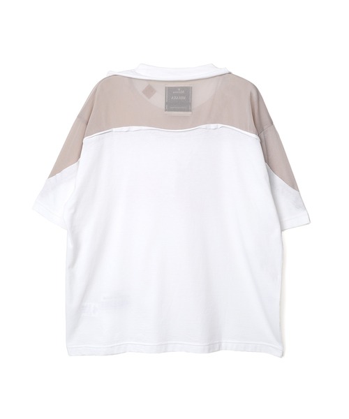 Maison MIHARA YASUHIRO(メゾンミハラヤスヒロ)の「【Maison MIHARA YASUHIRO】コンバインドTシャツ/Combined T-shirt(Tシャツ/カットソー・レディース・ホワイト/ブラック・38/36/40)」の12枚目の写真