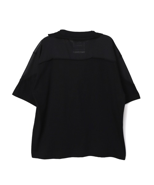 Maison MIHARA YASUHIRO(メゾンミハラヤスヒロ)の「【Maison MIHARA YASUHIRO】コンバインドTシャツ/Combined T-shirt(Tシャツ/カットソー・レディース・ホワイト/ブラック・38/36/40)」の4枚目の写真