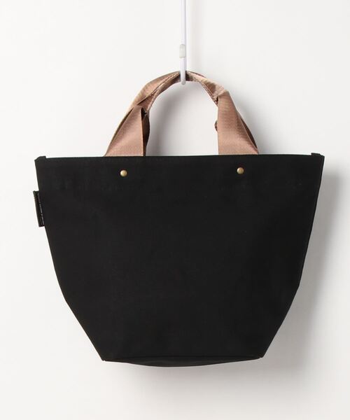 DONOBAN（ドノバン）の「裏ラミネート付きミニトート [E]（トートバッグ・レディース・モカ/イエロー系その他/ブラック・ONESIZE）」の6枚目の写真