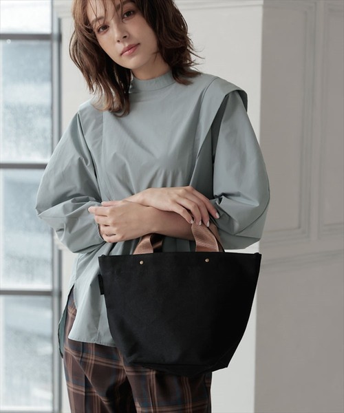 DONOBAN（ドノバン）の「裏ラミネート付きミニトート [E]（トートバッグ・レディース・モカ/イエロー系その他/ブラック・ONESIZE）」の22枚目の写真