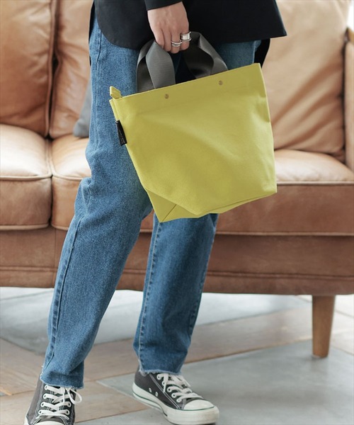 DONOBAN（ドノバン）の「裏ラミネート付きミニトート [E]（トートバッグ・レディース・モカ/イエロー系その他/ブラック・ONESIZE）」の21枚目の写真