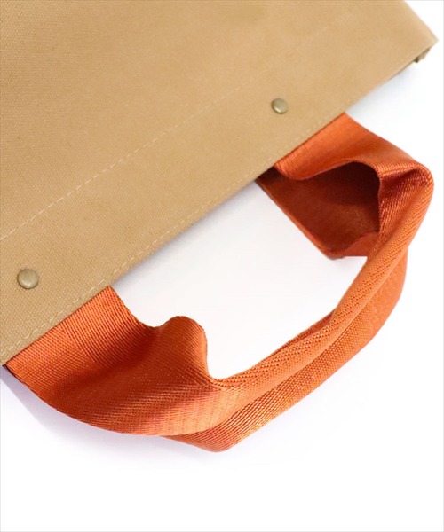 DONOBAN（ドノバン）の「裏ラミネート付きミニトート [E]（トートバッグ・レディース・モカ/イエロー系その他/ブラック・ONESIZE）」の19枚目の写真