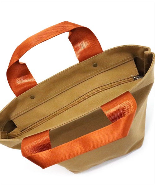 DONOBAN（ドノバン）の「裏ラミネート付きミニトート [E]（トートバッグ・レディース・モカ/イエロー系その他/ブラック・ONESIZE）」の18枚目の写真