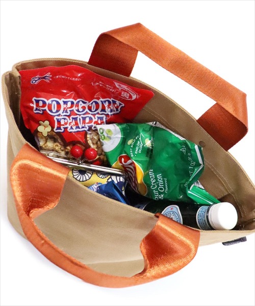 DONOBAN（ドノバン）の「裏ラミネート付きミニトート [E]（トートバッグ・レディース・モカ/イエロー系その他/ブラック・ONESIZE）」の15枚目の写真