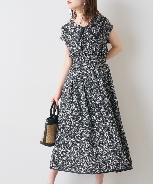 セール Web限定 配色セーラーカラーガーリーワンピース ワンピース Natural Couture ナチュラルクチュール のファッション通販 Zozotown