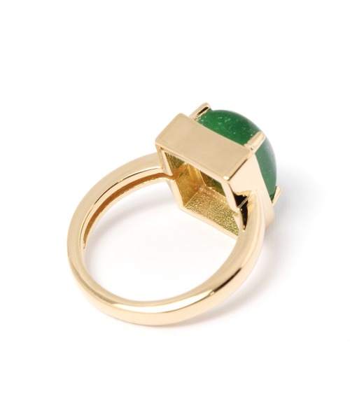 BABYLONE（バビロン）の「JAMIRAY / キューブストーンリング（リング・レディース・その他1/グリーン・FREE）」の7枚目の写真