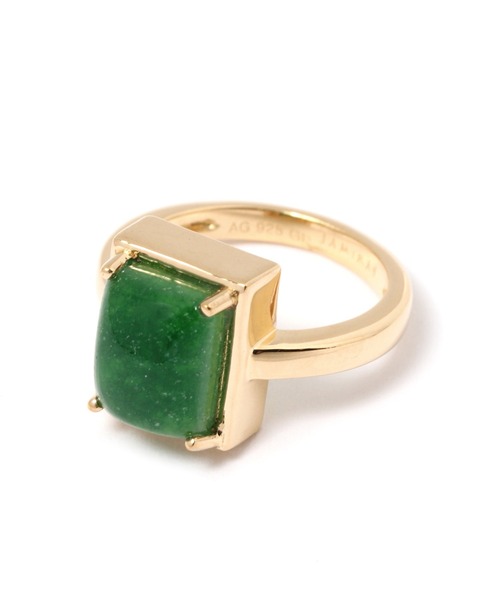 BABYLONE（バビロン）の「JAMIRAY / キューブストーンリング（リング・レディース・その他1/グリーン・FREE）」の10枚目の写真