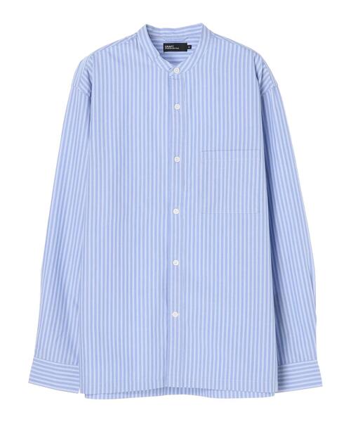 CRAFT STANDARD BOUTIQUE（クラフトスタンダードブティック）の「ブロードバンドカラーシャツ　＊（シャツ/ブラウス・メンズ・オリーブ/アイボリー/ブラウン系その他4/ブルー系その他6/レッド系その他2・LL/M/L）」の8枚目の写真