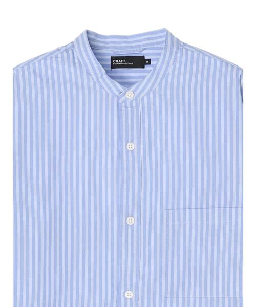 CRAFT STANDARD BOUTIQUE（クラフトスタンダードブティック）の「ブロードバンドカラーシャツ　＊（シャツ/ブラウス・メンズ・オリーブ/アイボリー/ブラウン系その他4/ブルー系その他6/レッド系その他2・LL/M/L）」の12枚目の写真