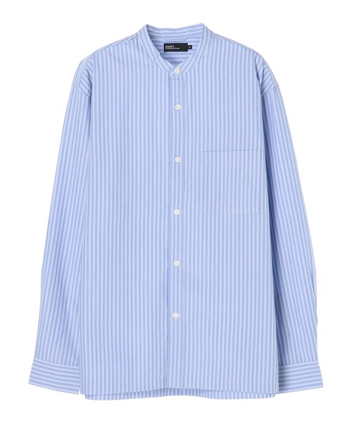 CRAFT STANDARD BOUTIQUE（クラフトスタンダードブティック）の「ブロードバンドカラーシャツ　＊（シャツ/ブラウス・メンズ・オリーブ/アイボリー/ブラウン系その他4/ブルー系その他6/レッド系その他2・LL/M/L）」の4枚目の写真