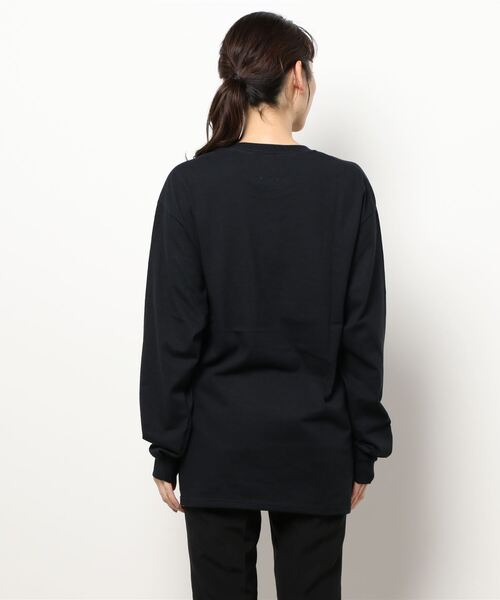 LOWRYS FARM（ローリーズファーム）の「ＧＯＤＬＩＳロンＴ　228895（Tシャツ/カットソー・レディース・ホワイト/ブラック・FREE）」の4枚目の写真