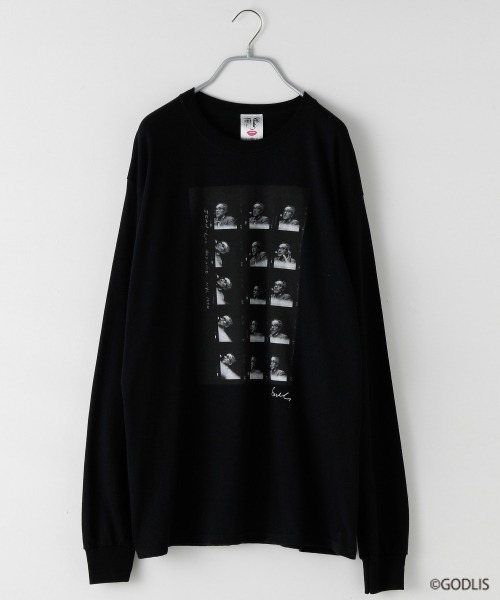 LOWRYS FARM（ローリーズファーム）の「ＧＯＤＬＩＳロンＴ　228895（Tシャツ/カットソー・レディース・ホワイト/ブラック・FREE）」の2枚目の写真