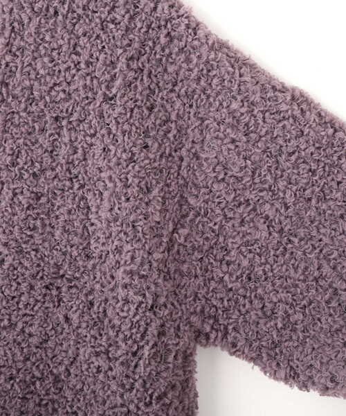 PROPORTION BODY DRESSING（プロポーションボディドレッシング）の「＜Ｅ＞ファンシーヤーンカーデ / 1211277900（ニット/セーター・レディース・オフホワイト/パープル/ベージュ・FREE）」の18枚目の写真