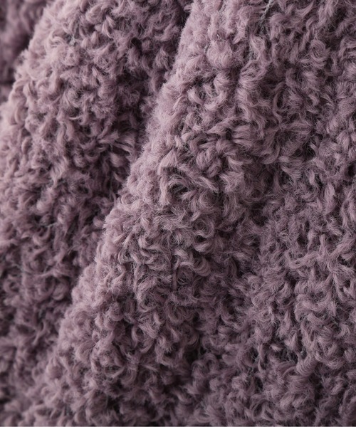 PROPORTION BODY DRESSING（プロポーションボディドレッシング）の「＜Ｅ＞ファンシーヤーンカーデ / 1211277900（ニット/セーター・レディース・オフホワイト/パープル/ベージュ・FREE）」の7枚目の写真