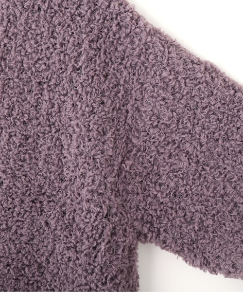 PROPORTION BODY DRESSING（プロポーションボディドレッシング）の「＜Ｅ＞ファンシーヤーンカーデ / 1211277900（ニット/セーター・レディース・オフホワイト/パープル/ベージュ・FREE）」の8枚目の写真