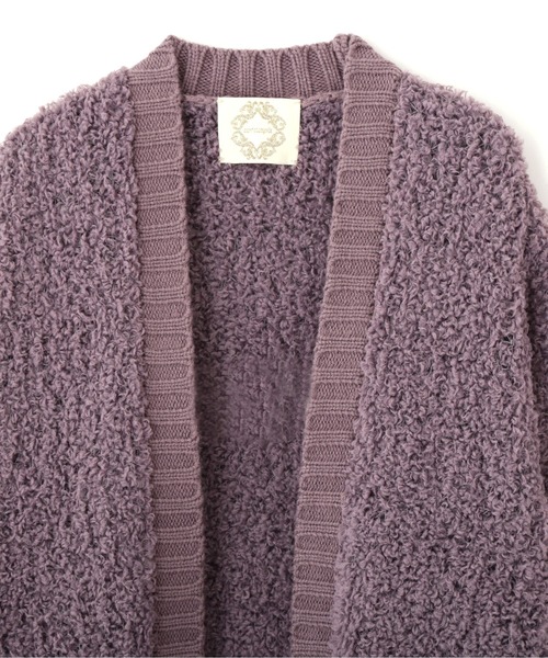 PROPORTION BODY DRESSING（プロポーションボディドレッシング）の「＜Ｅ＞ファンシーヤーンカーデ / 1211277900（ニット/セーター・レディース・オフホワイト/パープル/ベージュ・FREE）」の9枚目の写真