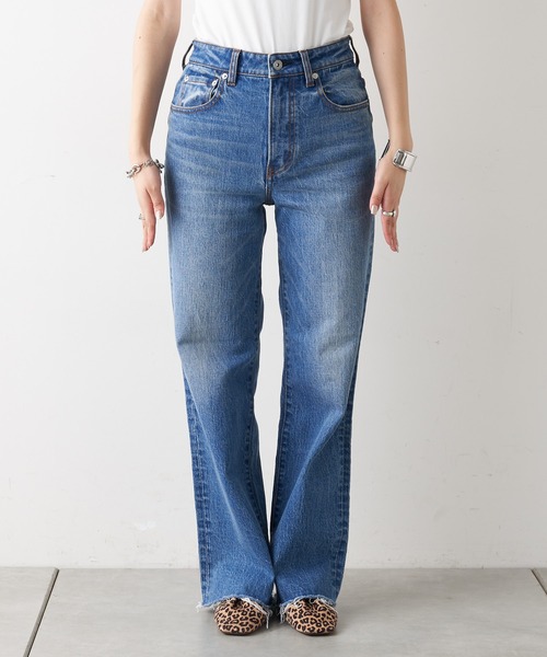 CIAOPANIC TYPY（チャオパニックティピー）の「【KATER】vintagedenimストレート（デニムパンツ・レディース・ブルー・LARGE/X-SMALL/SMALL/MEDIUM）」の8枚目の写真