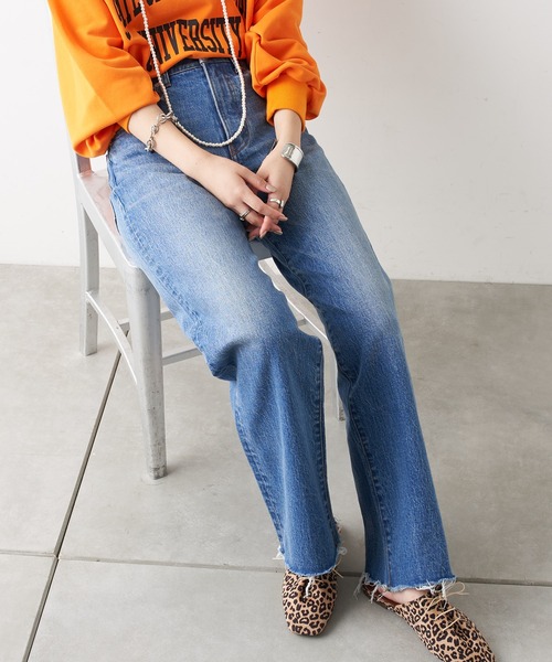 CIAOPANIC TYPY（チャオパニックティピー）の「【KATER】vintagedenimストレート（デニムパンツ・レディース・ブルー・LARGE/X-SMALL/SMALL/MEDIUM）」の2枚目の写真