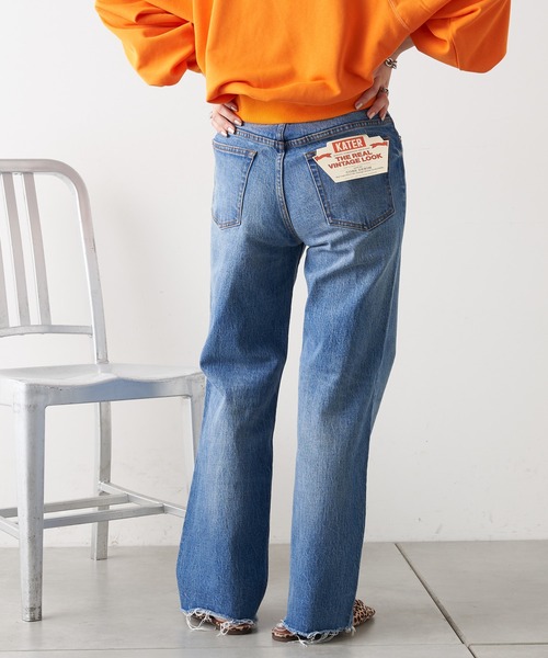 CIAOPANIC TYPY（チャオパニックティピー）の「【KATER】vintagedenimストレート（デニムパンツ・レディース・ブルー・LARGE/X-SMALL/SMALL/MEDIUM）」の3枚目の写真