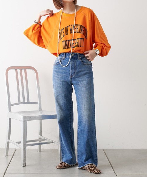 CIAOPANIC TYPY（チャオパニックティピー）の「【KATER】vintagedenimストレート（デニムパンツ・レディース・ブルー・LARGE/X-SMALL/SMALL/MEDIUM）」の5枚目の写真