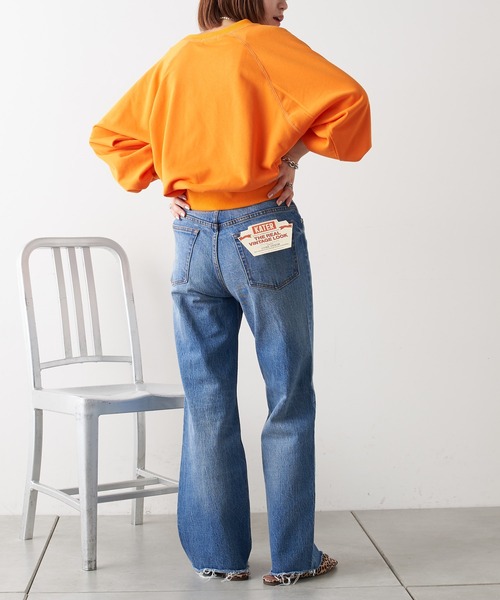 CIAOPANIC TYPY（チャオパニックティピー）の「【KATER】vintagedenimストレート（デニムパンツ・レディース・ブルー・LARGE/X-SMALL/SMALL/MEDIUM）」の7枚目の写真