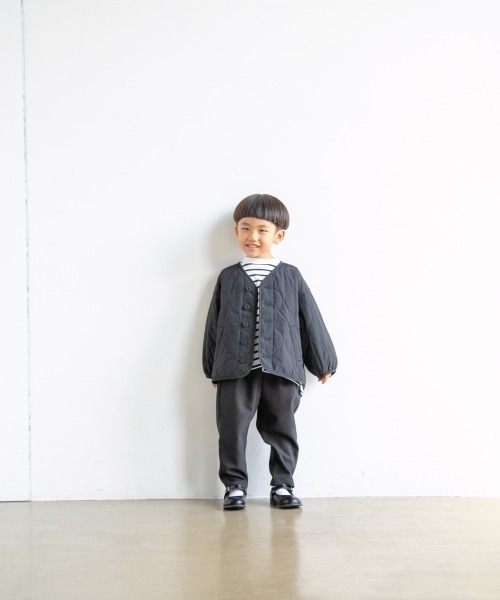 LOWRYS FARM(ローリーズファーム)の「キルティングブルゾン 214646(ブルゾン・キッズ・ブラック/グリーン/アイボリー・110cm/120cm/130cm/140cm/150cm)」の13枚目の写真