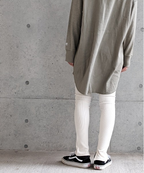 Per sist ence（パーシエンス）の「Per sist ence/パーシエンス　 リブ ストレッチレギンス（レギンス/スパッツ・レディース・ブラック/ベージュ/グレー/アイボリー・FREE）」の17枚目の写真