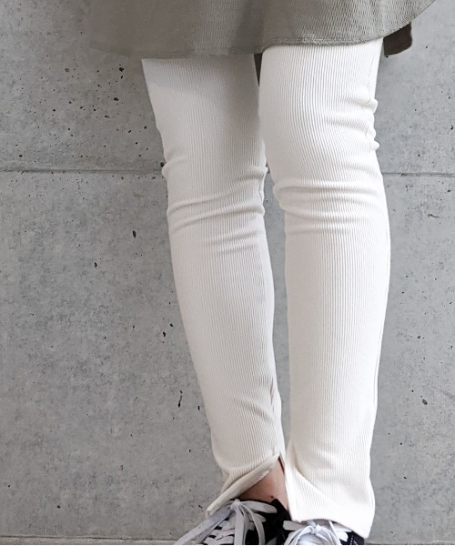 Per sist ence（パーシエンス）の「Per sist ence/パーシエンス　 リブ ストレッチレギンス（レギンス/スパッツ・レディース・ブラック/ベージュ/グレー/アイボリー・FREE）」の18枚目の写真