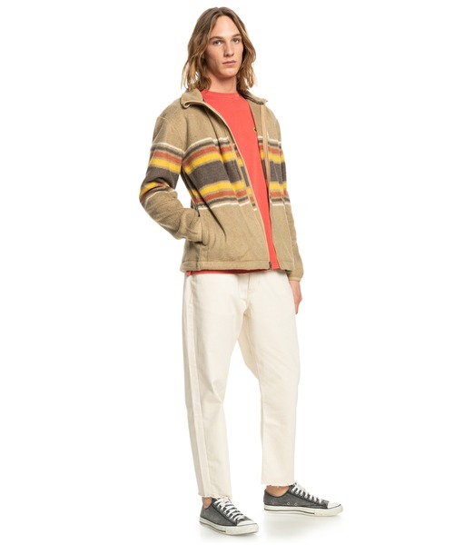 Quiksilver（クイックシルバー）の「CLEAN COASTS FLEECE/クイックシルバージップフリース（その他トップス・メンズ・ブラック/グリーン・SMALL/MEDIUM）」の16枚目の写真