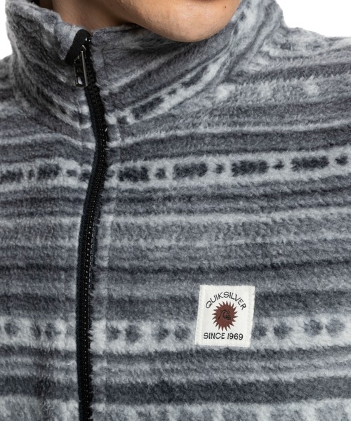 Quiksilver（クイックシルバー）の「CLEAN COASTS FLEECE/クイックシルバージップフリース（その他トップス・メンズ・ブラック/グリーン・SMALL/MEDIUM）」の13枚目の写真