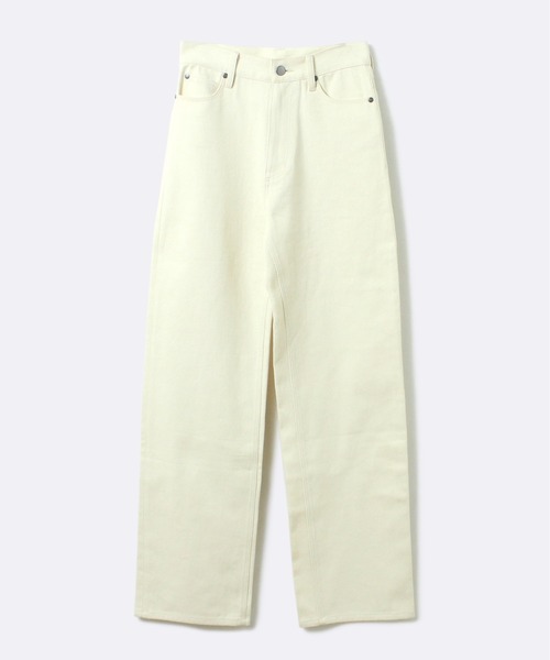 one way(ワンウェイ)の「【oneway Jeans】ツイルストレートパンツ(その他パンツ・レディース・ベージュ/ブラック/ライトブルー・S/M)」の1枚目の写真