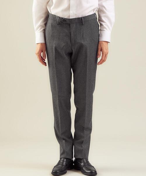 green label relaxing（グリーンレーベルリラクシング）の「＜CANONICO（カノニコ）＞フラノ無地 RG ノープリーツ スーツパンツ（スーツパンツ・メンズ・ロイヤルブルー/グレー・80ｃｍ/72cm/88ｃｍ/92cm/76ｃｍ/84ｃｍ）」の11枚目の写真