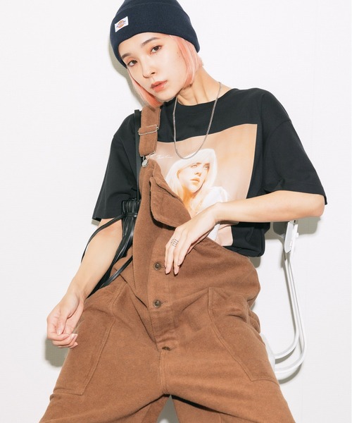 ROOPTOKYO(ループトウキョウ)の「BILLIE EILISH/ビリーアイリッシュ Happier Than Album Cover Tシャツ グラフィックT フォトプリント(Tシャツ/カットソー・メンズ・ブラック・L/XL/M)」の18枚目の写真