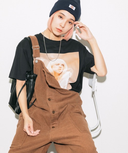 ROOPTOKYO(ループトウキョウ)の「BILLIE EILISH/ビリーアイリッシュ Happier Than Album Cover Tシャツ グラフィックT フォトプリント(Tシャツ/カットソー・メンズ・ブラック・L/XL/M)」の16枚目の写真