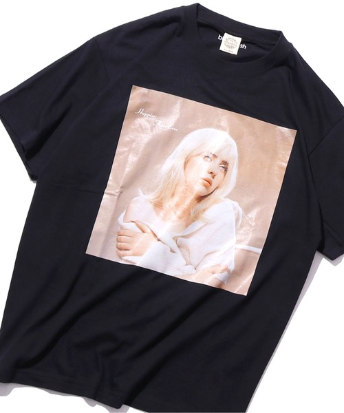ROOPTOKYO(ループトウキョウ)の「BILLIE EILISH/ビリーアイリッシュ Happier Than Album Cover Tシャツ グラフィックT フォトプリント(Tシャツ/カットソー・メンズ・ブラック・L/XL/M)」の22枚目の写真