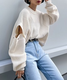 PAGEBOY | スリーブレイヤードニット(ニット/セーター)