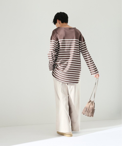 JOURNAL STANDARD relume（ジャーナルスタンダード　レリューム）の「細コールギャザーパンツ◆（その他パンツ・レディース・チャコールグレー/ベージュ/オレンジ/ライトグレー・36/38）」の8枚目の写真