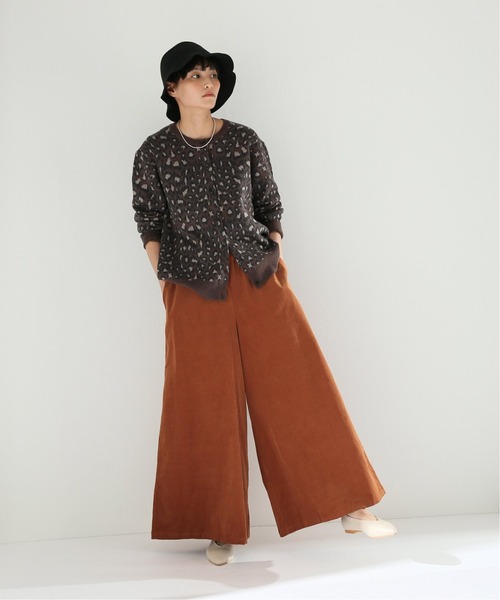 JOURNAL STANDARD relume（ジャーナルスタンダード　レリューム）の「細コールギャザーパンツ◆（その他パンツ・レディース・チャコールグレー/ベージュ/オレンジ/ライトグレー・36/38）」の11枚目の写真