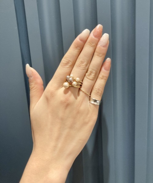 jouete k10YG 指輪 Jouete（ジュエッテ） 指輪 リング 「レイヤー」 K10YG リング