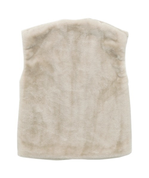 select MOCA（セレクトモカ）の「フェイクファーノーカラージレ（ベスト・レディース・ブラック/ブラウン/アイボリー・FREE）」の10枚目の写真