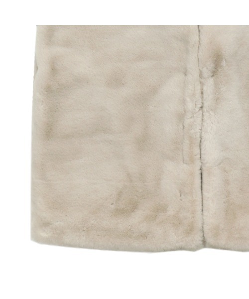 select MOCA（セレクトモカ）の「フェイクファーノーカラージレ（ベスト・レディース・ブラック/ブラウン/アイボリー・FREE）」の13枚目の写真