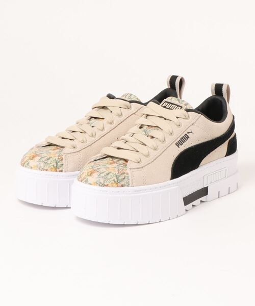 PUMA(プーマ)の「PUMA プーマ メイズ ボタニクス ウィメンズ スニーカー(スニーカー・レディース・ベージュ系その他・22.5cm/23.5cm/24.5cm/25.5cm/23.0cm/24.0cm/25.0cm/22.0cm)」の1枚目の写真