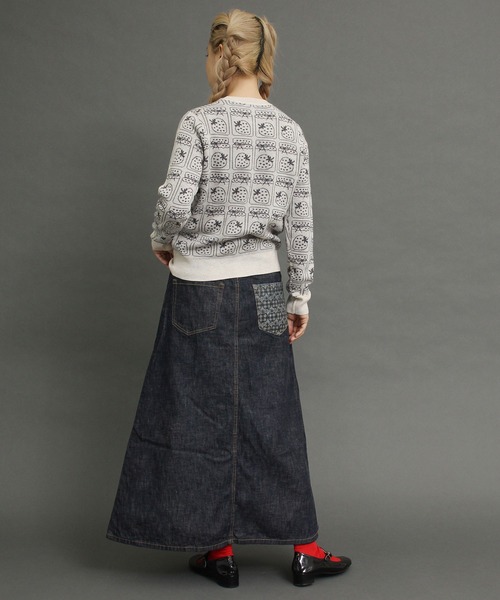 peu pres（プープレ）の「ジャムジャカードCD（ニット/セーター・レディース・ブラック/グレー・FREE）」の16枚目の写真