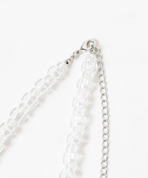 BEAMS BOY（ビームスボーイ）の「BEAMS BOY / USポニービーズ ネックレス（ネックレス・レディース・ホワイト/ブルー/グリーン・ONE SIZE）」の6枚目の写真