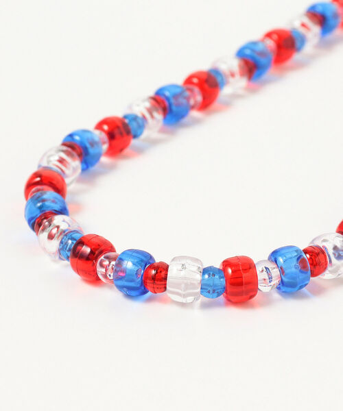 BEAMS BOY（ビームスボーイ）の「BEAMS BOY / USポニービーズ ネックレス（ネックレス・レディース・ホワイト/ブルー/グリーン・ONE SIZE）」の11枚目の写真